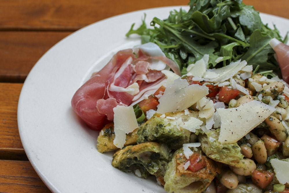 Le Pain Quotidien salad and meat plate