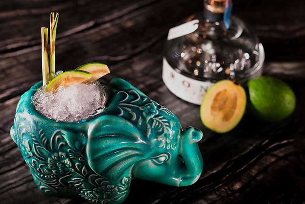Quinary elephant ceramic cocktail